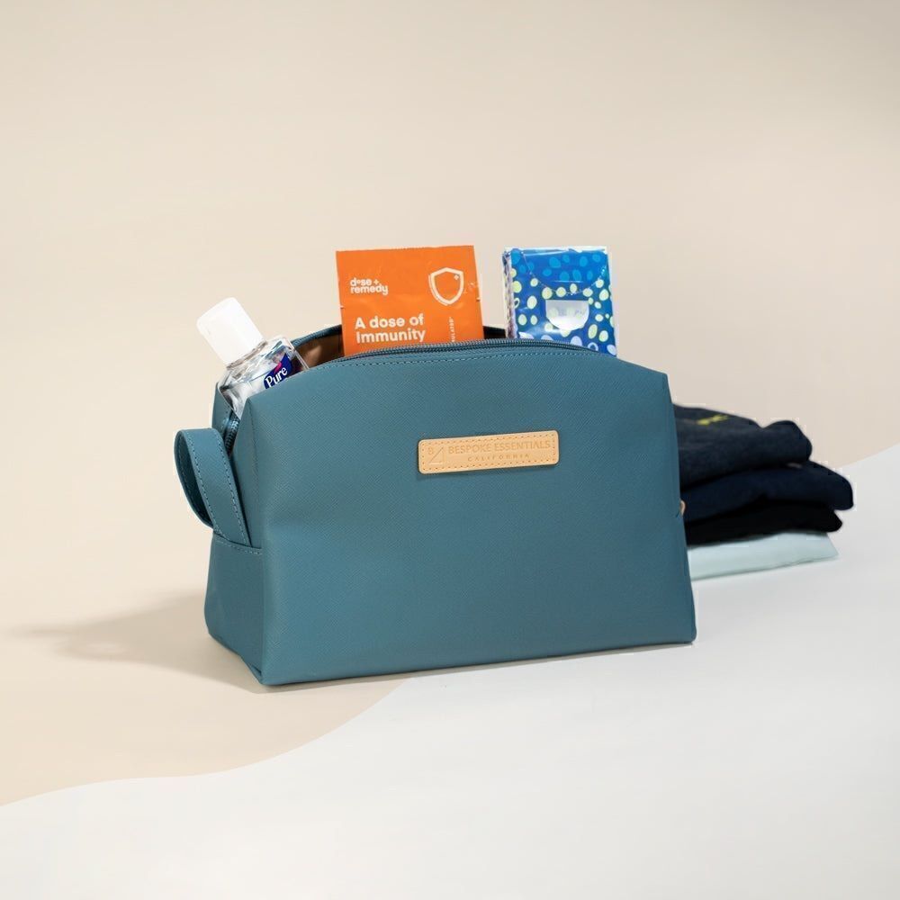 Bespoke Essentials Ultimate Dopp Kit - His or Hers Dark Teal OS NWT
